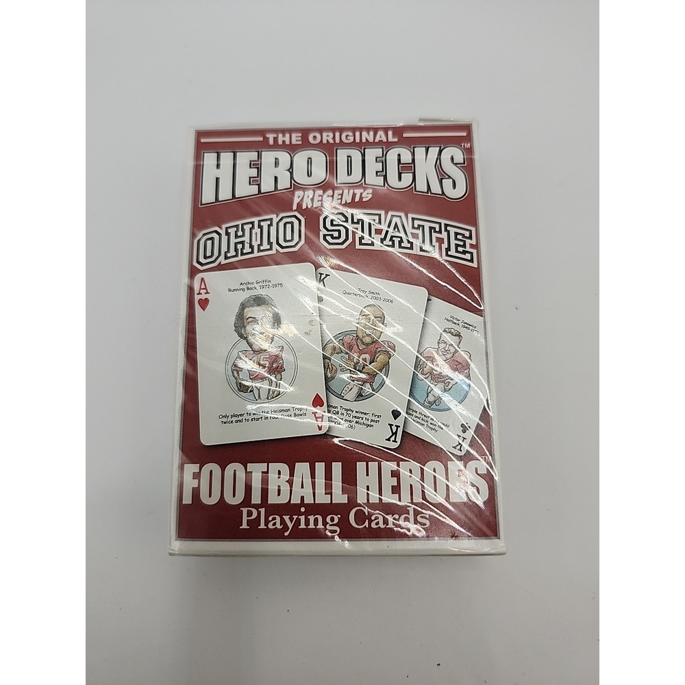 NEW Ohio‎ State Buckeyes Football Heroes Playing Cards Sealed NIP